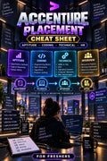Accenture Placement Cheat Sheet for Freshers ⭐