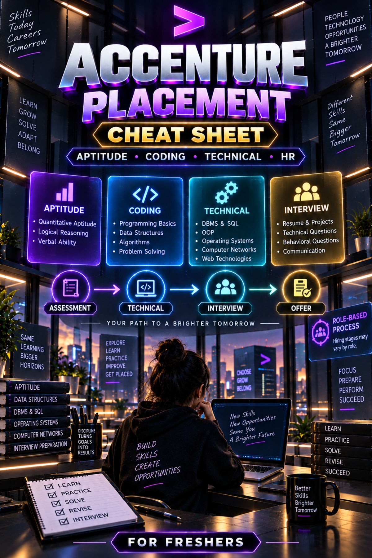 Accenture Placement Cheat Sheet for Freshers ⭐