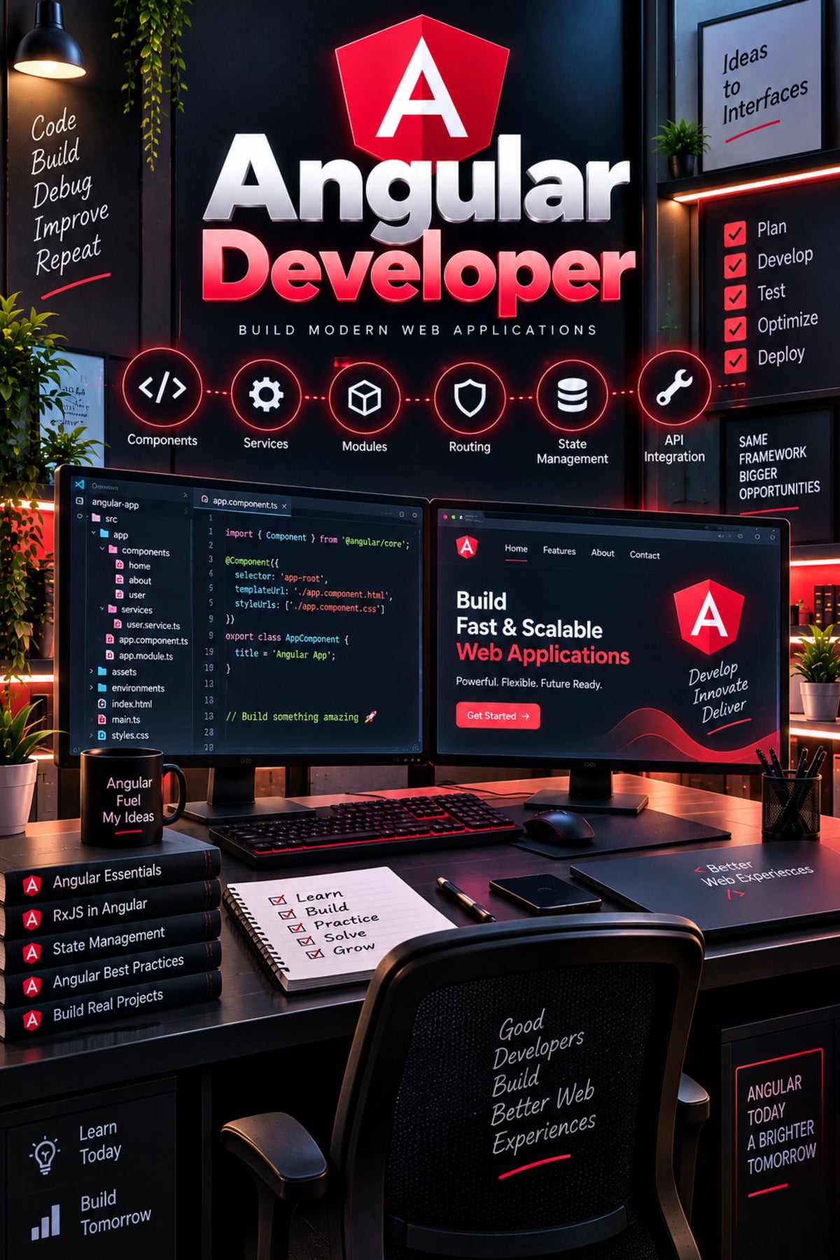Top 50 Angular Developer General Interview Questions with Answers for Experienced ⭐