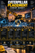 Caterpillar Placement Cheat Sheet for Freshers ⭐