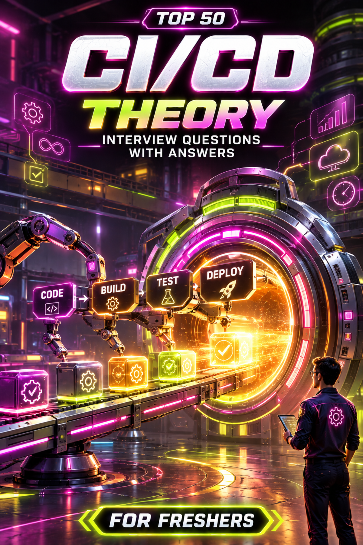 Top 50 CI/CD Theory Interview Questions with Answers for Freshers ⭐