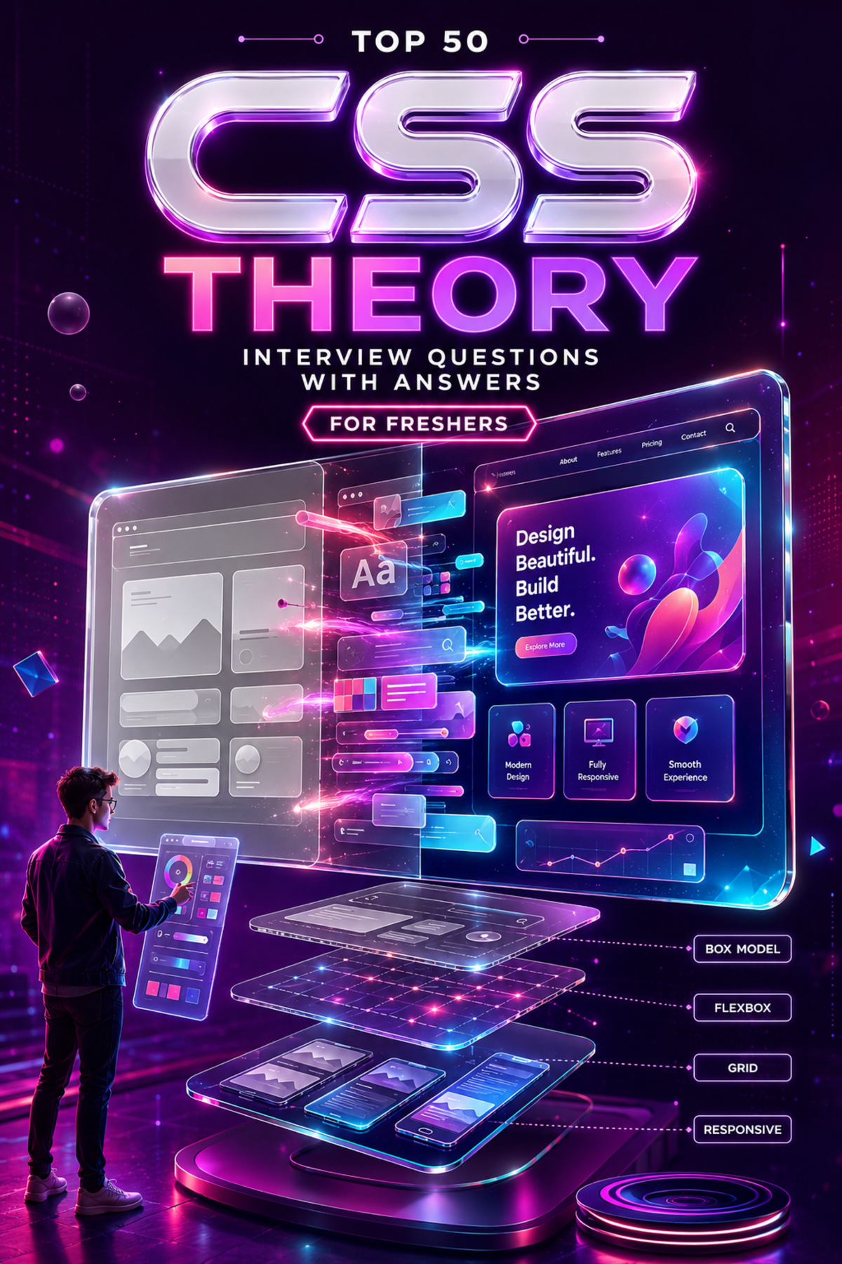 Top 50 CSS General Theory Interview Questions with Answers for Freshers ⭐