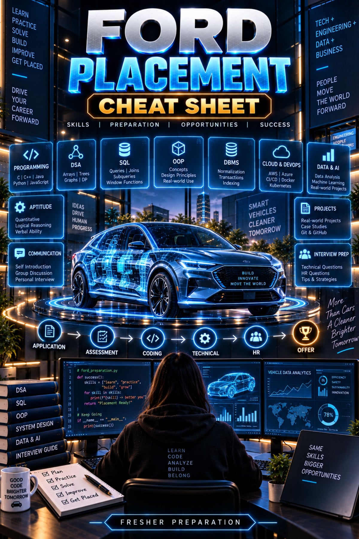 Ford Placement Cheat Sheet for Freshers ⭐