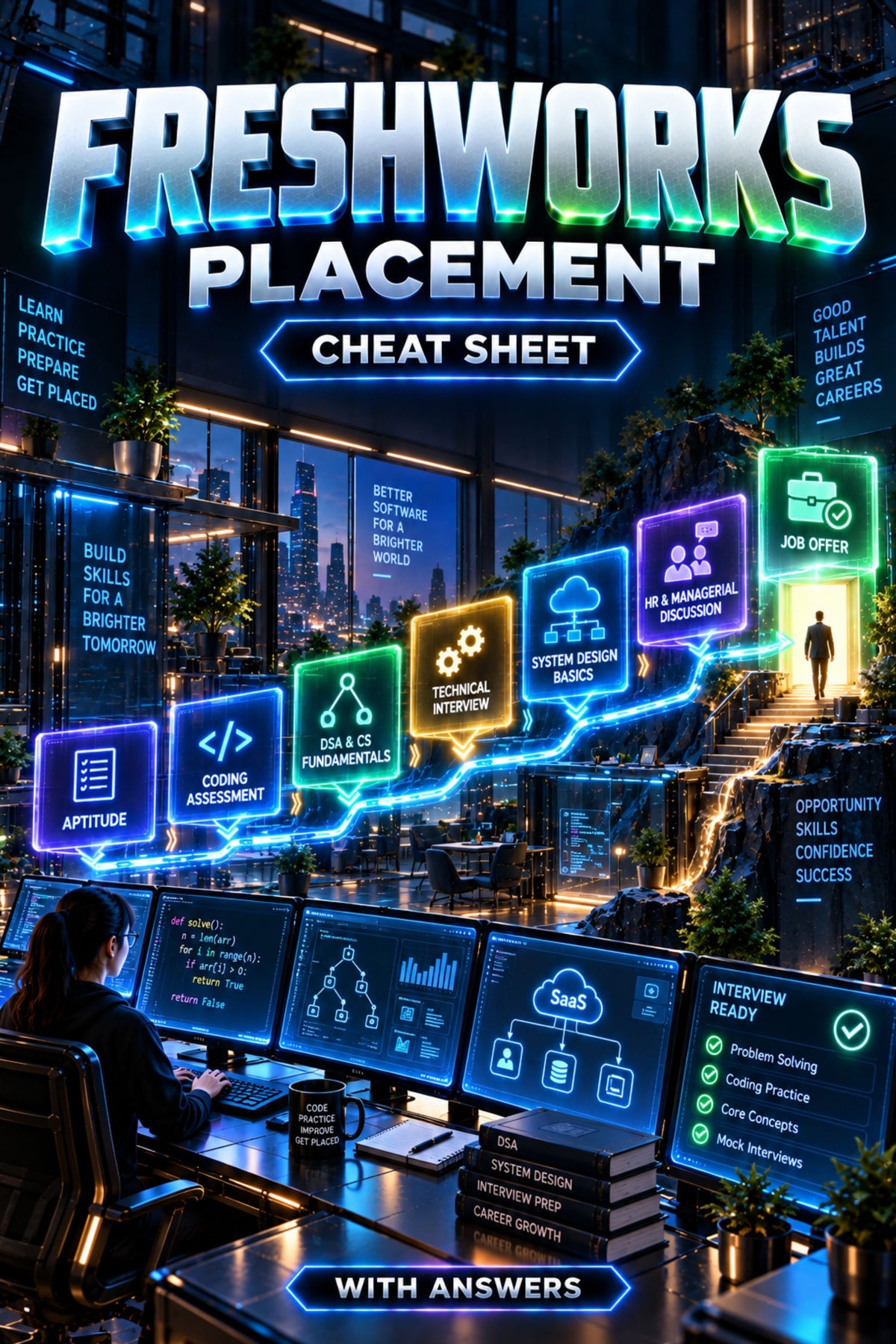 Freshworks Placement Cheat Sheet for Freshers ⭐