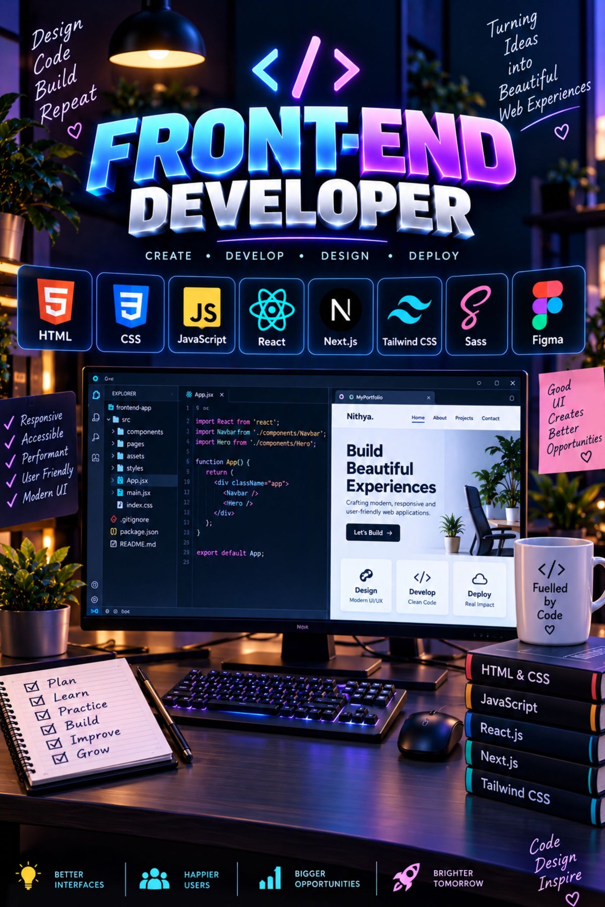 Top 50 Front-End Developer General Interview Questions with Answers for Experienced ⭐