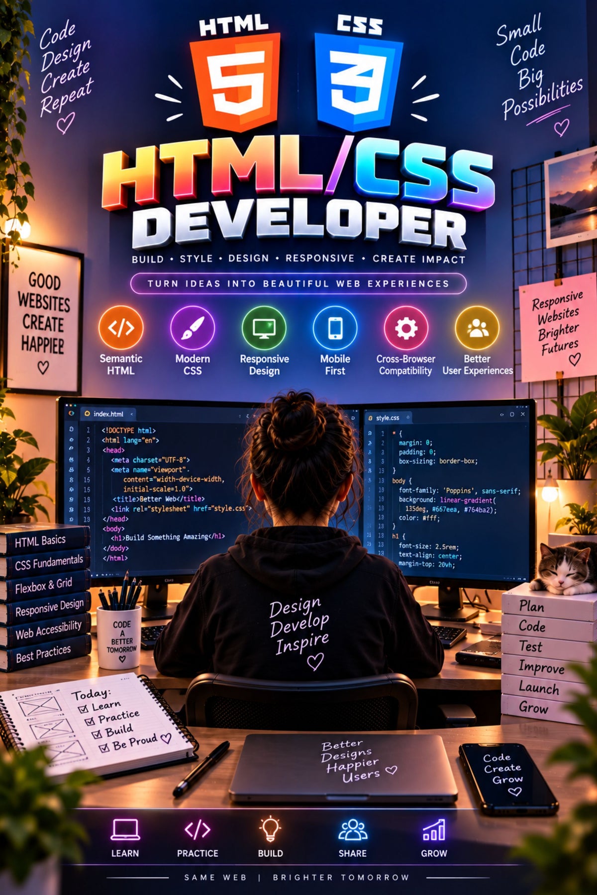 Top 50 HTML_CSS Developer General Interview Questions with Answers for Experienced ⭐