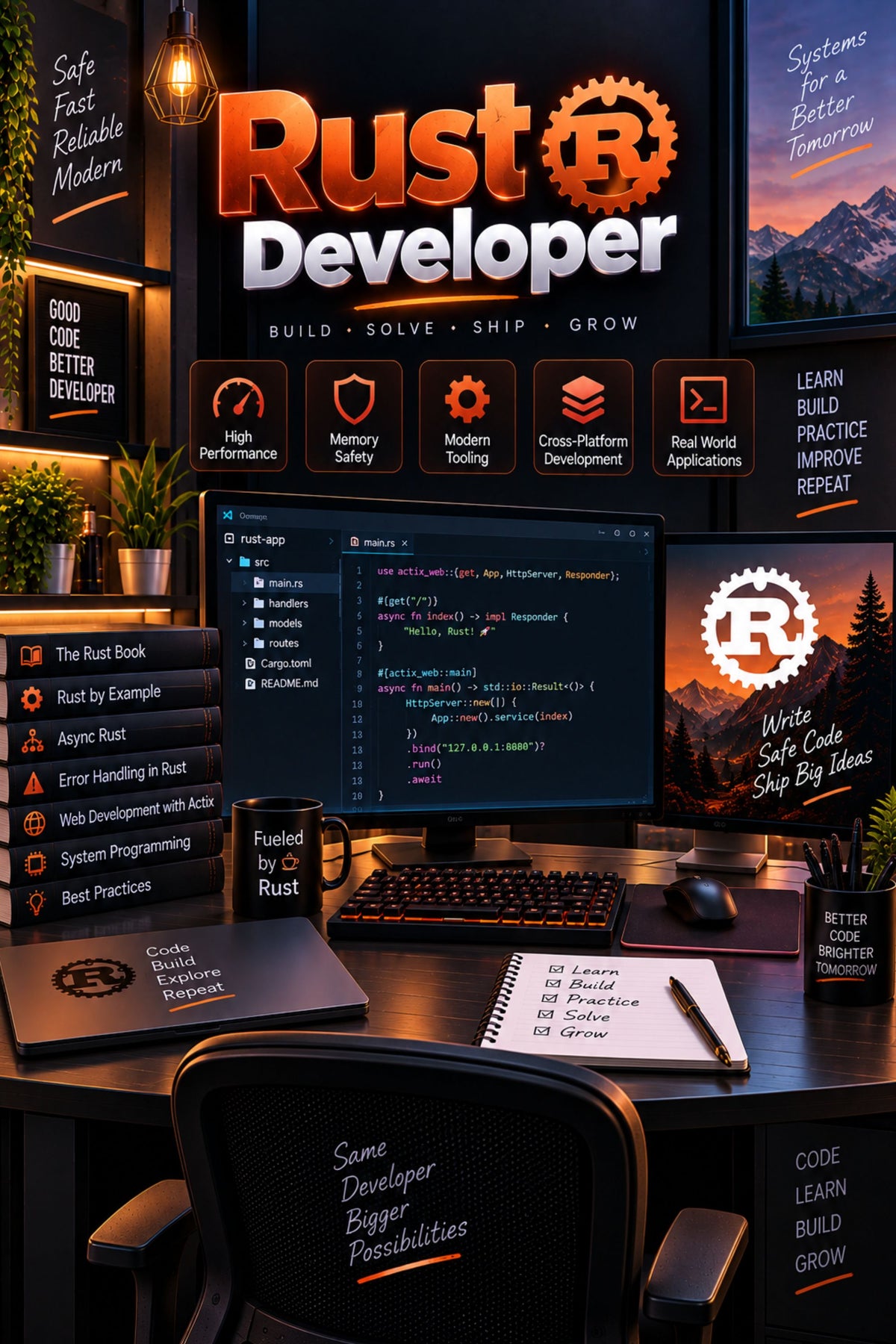 Top 50 Rust Developer General Interview Questions with Answers for Experienced ⭐