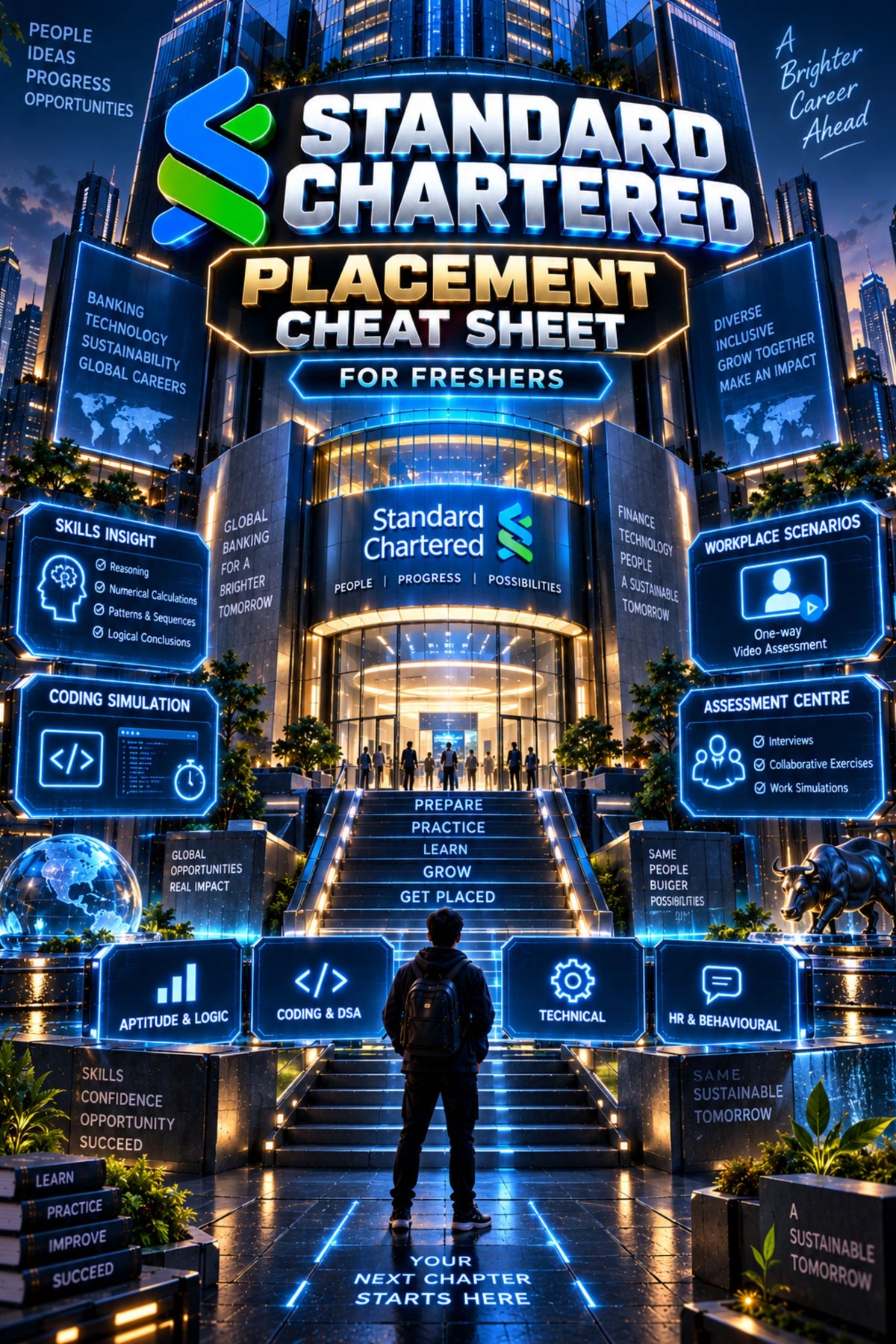 Standard Chartered Placement Cheat Sheet for Freshers ⭐