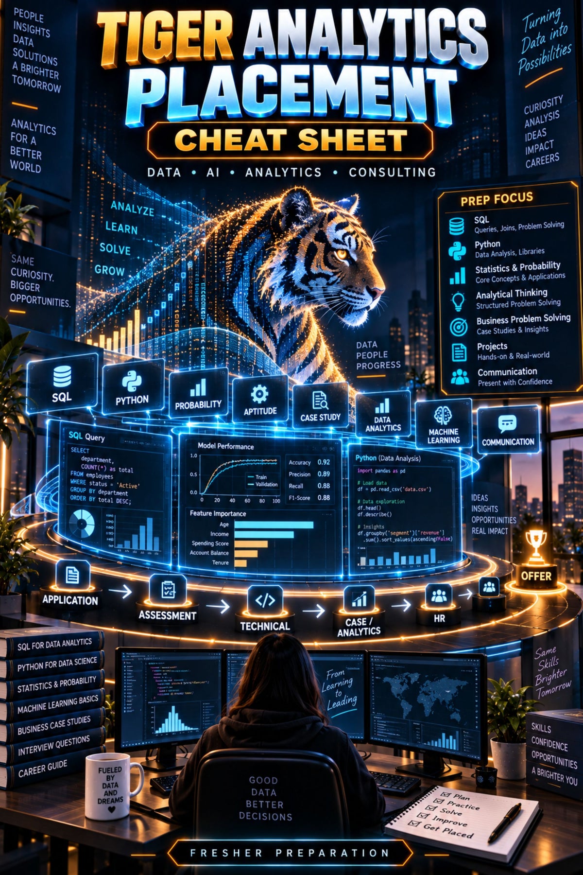Tiger Analytics Placement Cheat Sheet for Freshers ⭐