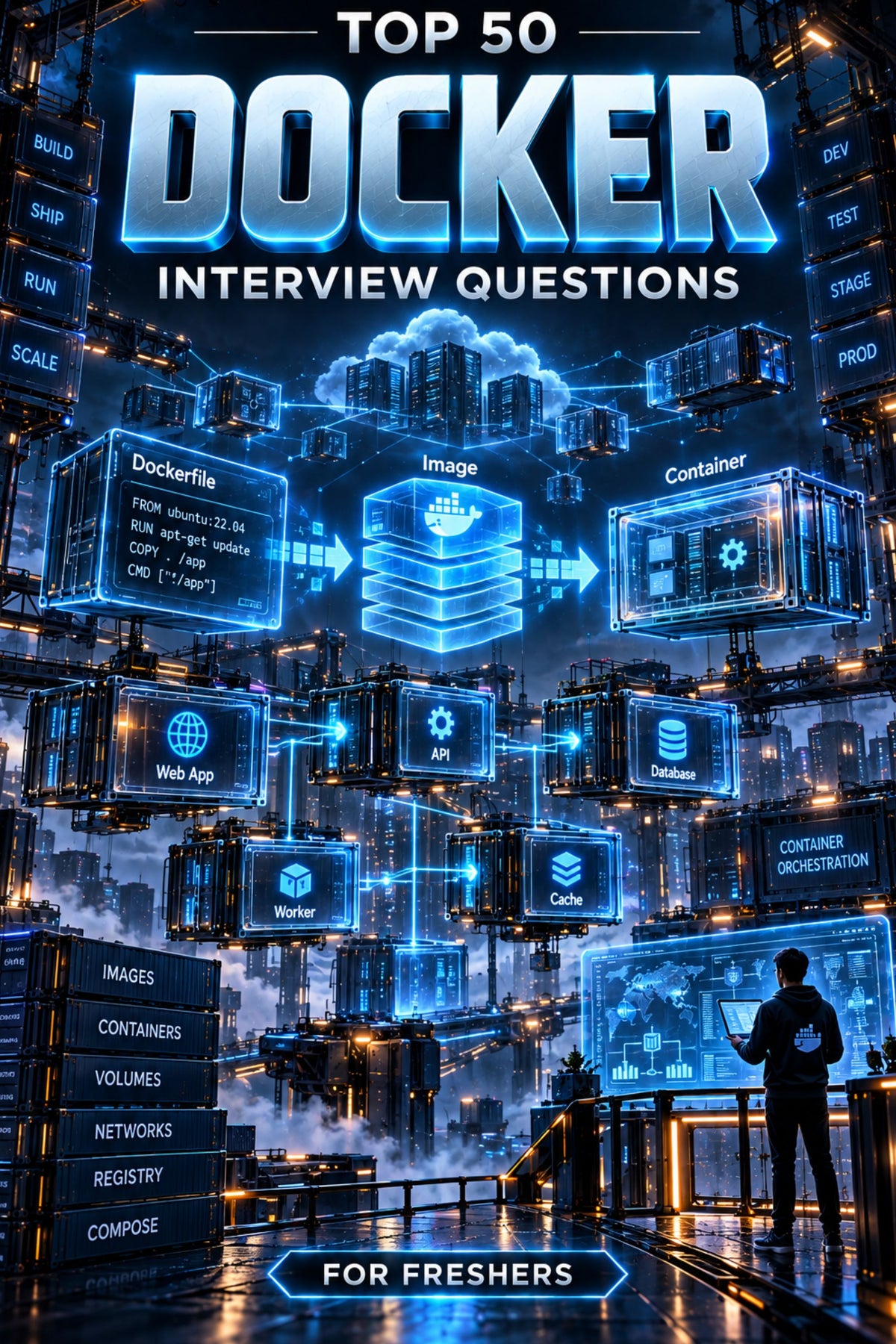 Top 50 Docker General Theory Interview Questions with Answers for Freshers ⭐