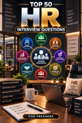 Top 50 HR General Theory Interview Questions with Answers for Freshers ⭐