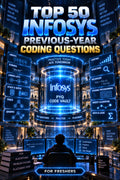 Top 50 Infosys Previous-Year Coding Questions with Answer for Freshers ⭐
