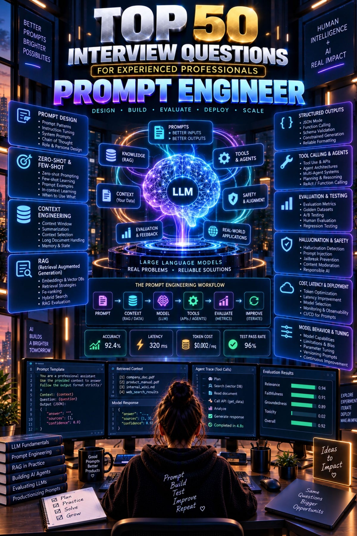 Top 50 Prompt Engineer General Interview Questions with Answers for Experienced ⭐