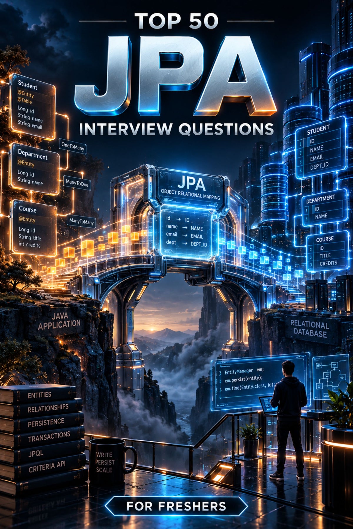 Top 50 JPA General Theory Interview Questions with Answers for Freshers ⭐