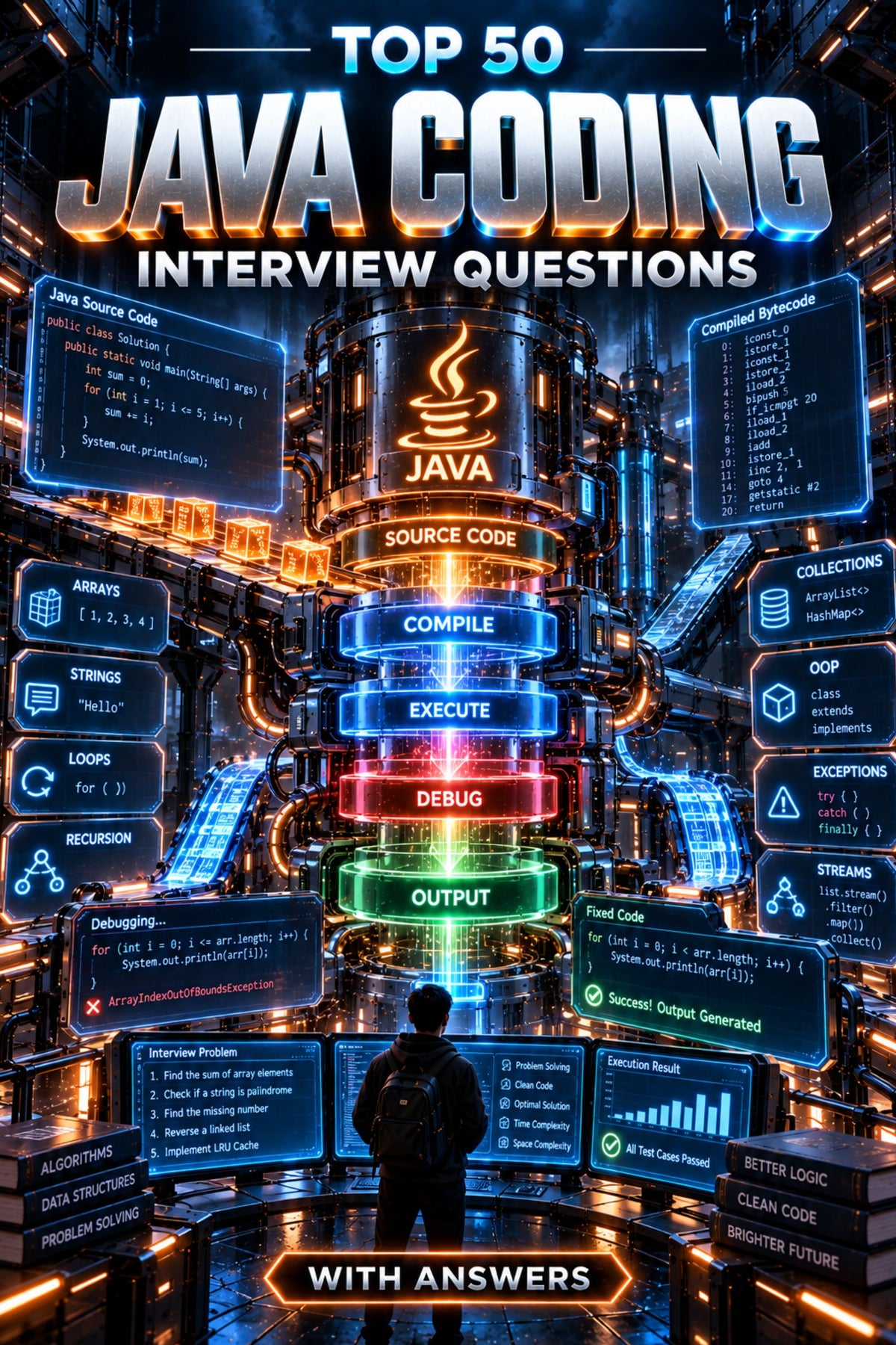 Top 50 Java Coding General Interview Questions with Answers ⭐