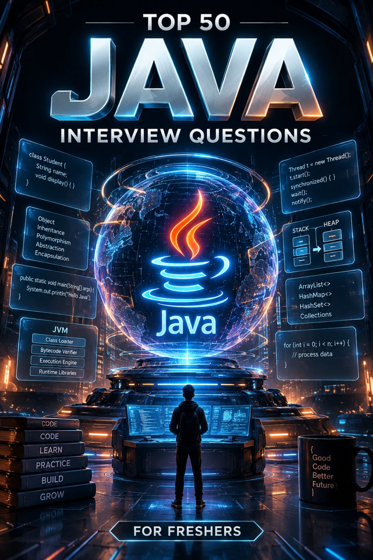 Top 50 Java General Theory Interview Questions with Answers for Freshers ⭐
