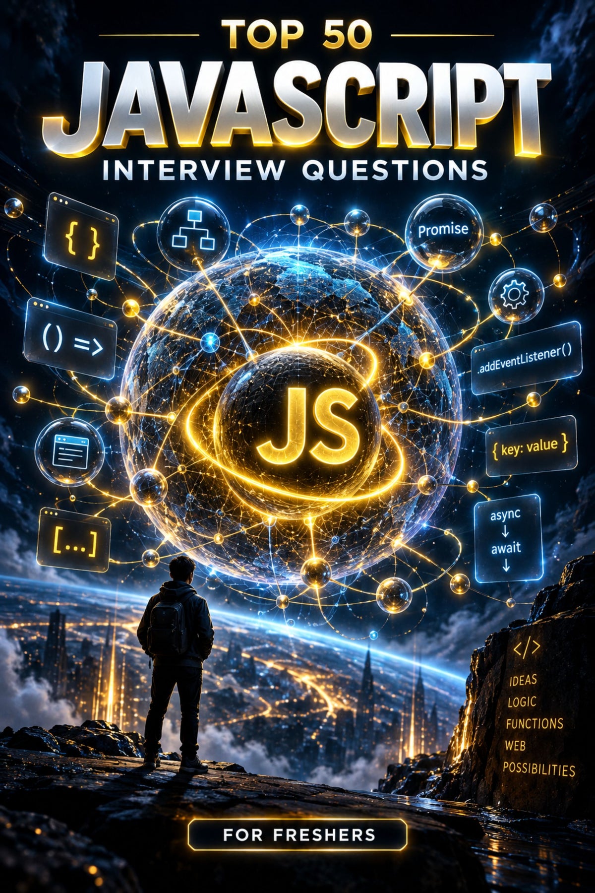 Top 50 Javascript General Theory Interview Questions with Answers for Freshers ⭐