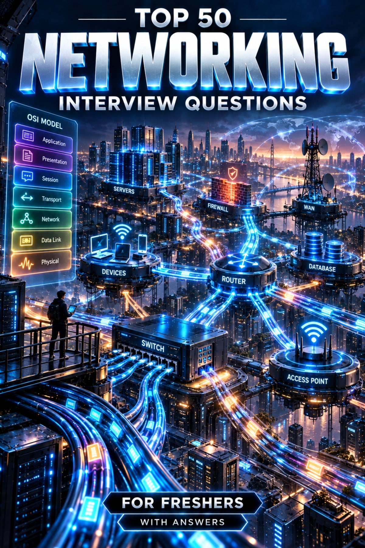 Top 50 Networking General Theory Interview Questions with Answers for Freshers ⭐