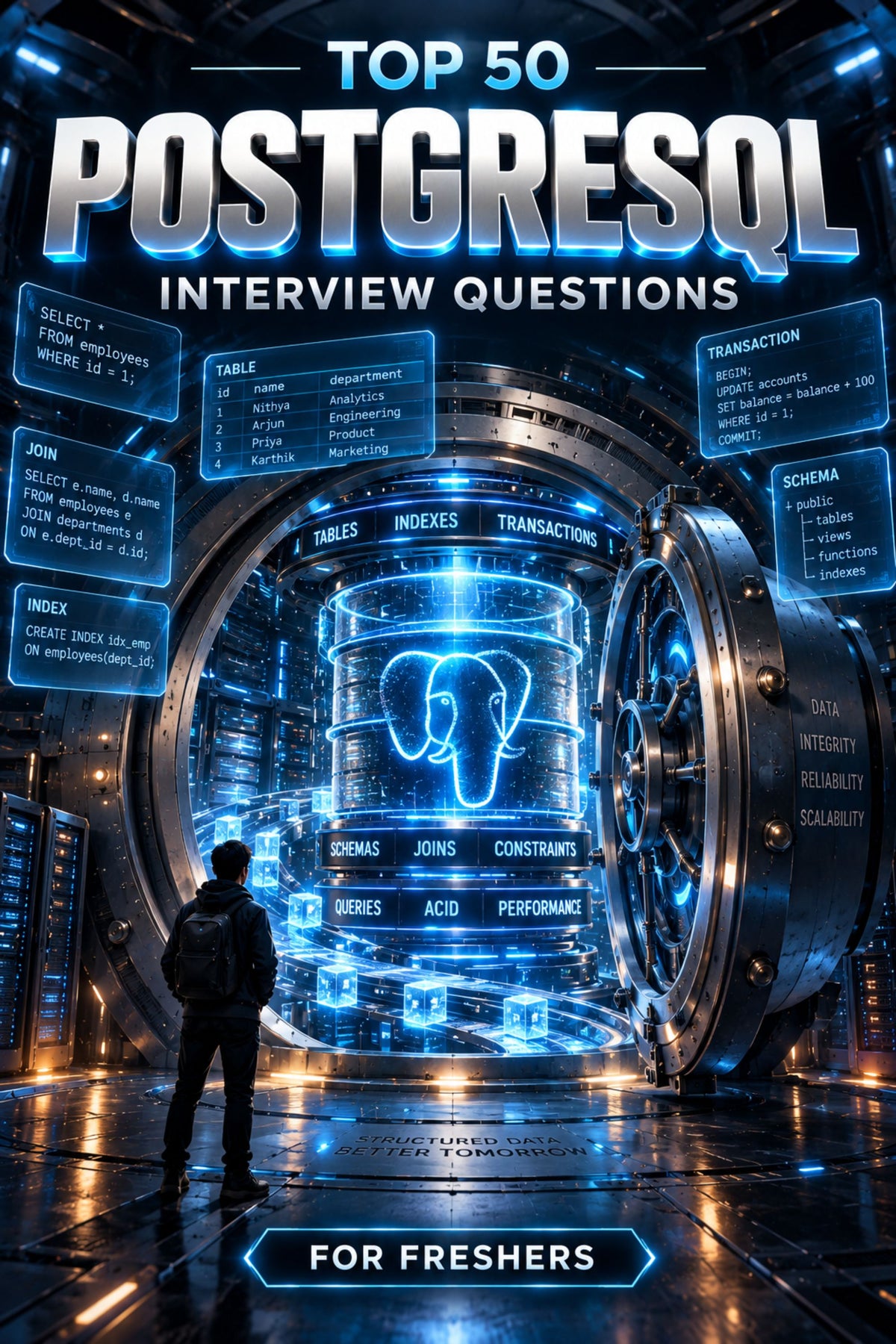 Top 50 PostgreSQL General Theory Interview Questions with Answers for Freshers ⭐