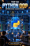 Top 50 Python OOP General Interview Questions with Answers for Freshers ⭐