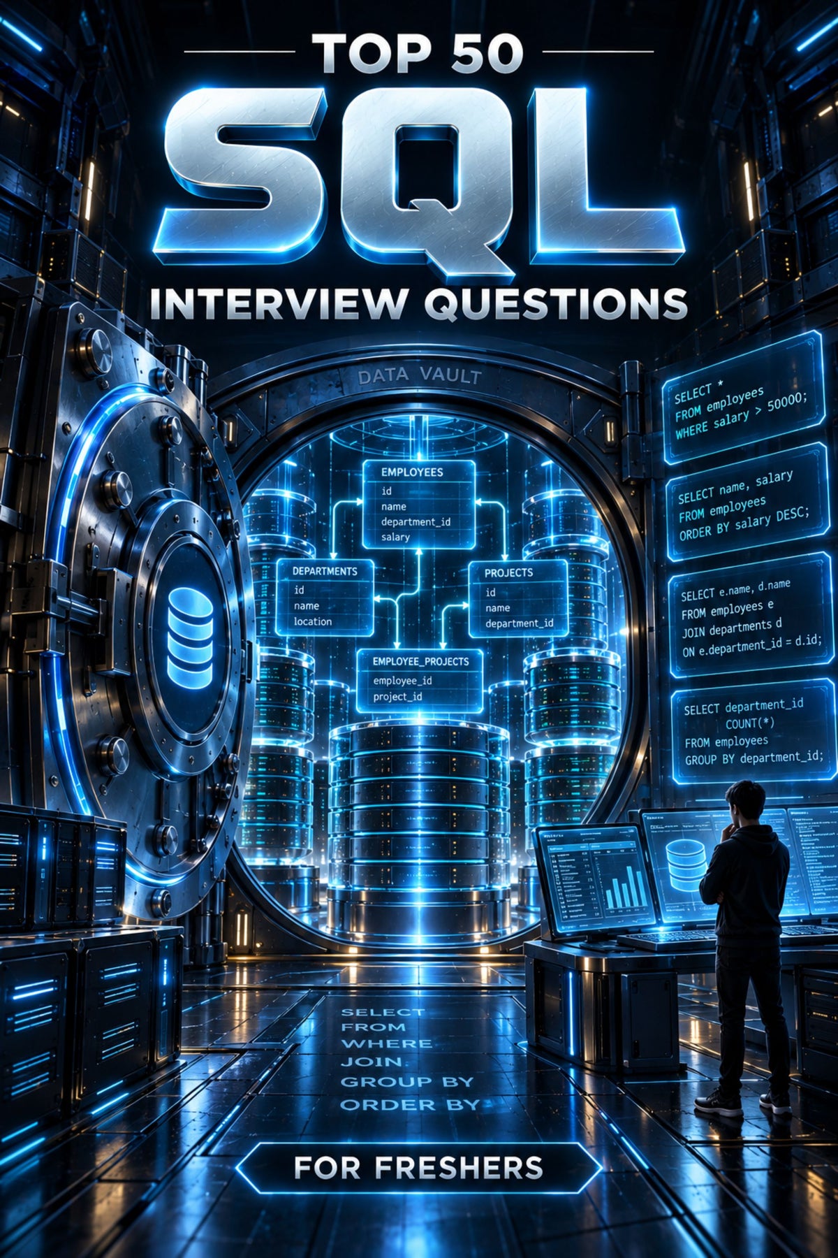 Top 50 SQL General Theory Interview Questions with Answers for Freshers ⭐