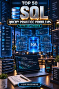 Top 50 SQL Query Practice Problems with Solutions ⭐