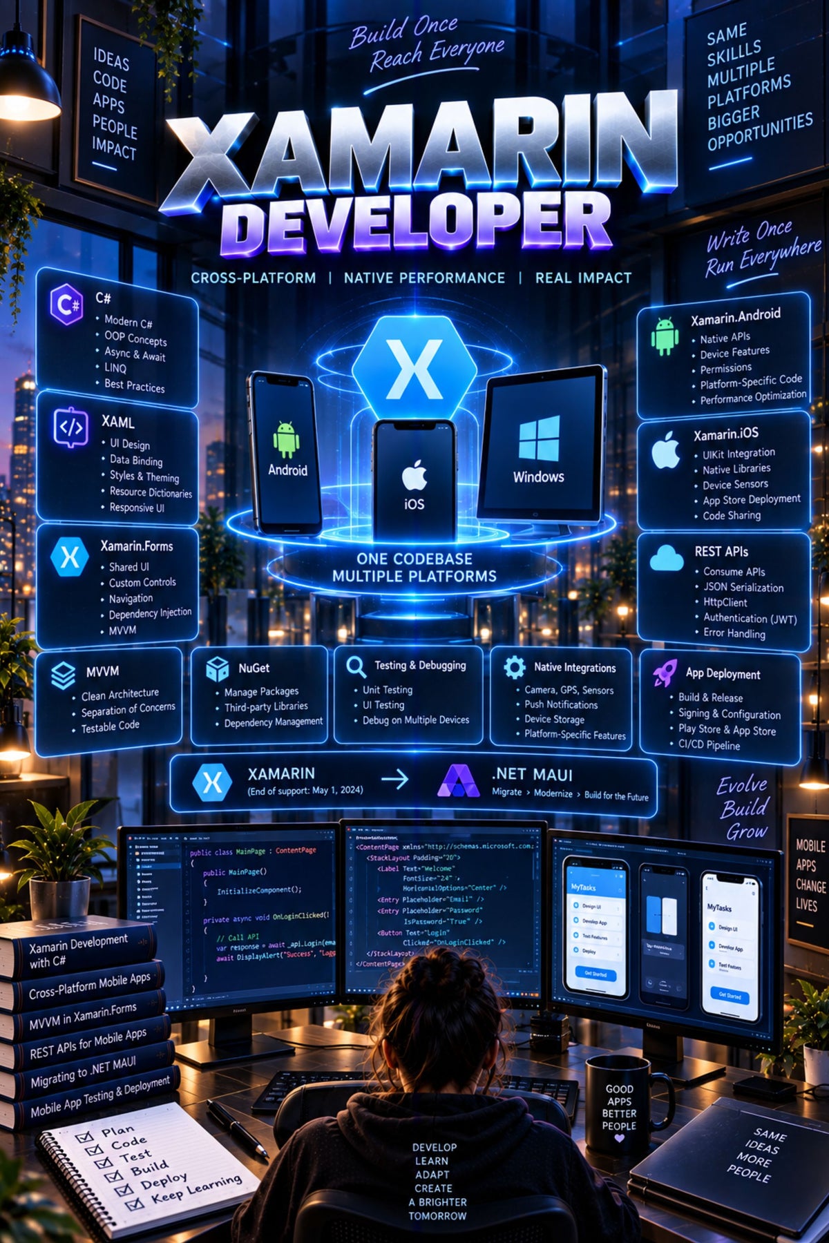 Top 50 Xamarin Developer General Interview Questions with Answers for Experienced ⭐